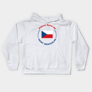 CZECH REPUBLIC PATRON SAINT Kids Hoodie